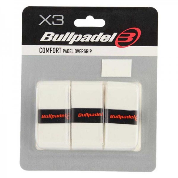 Blister Bullpadel 3 Overgrips GB1603 Comfort White