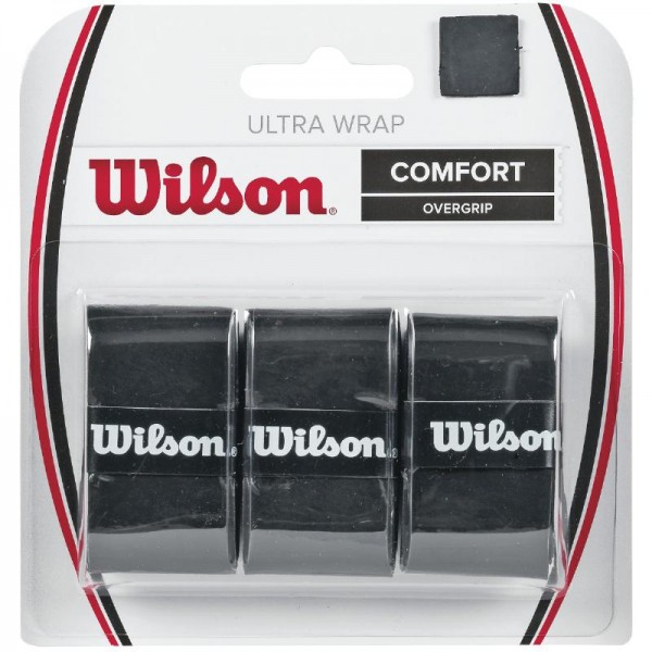 Blister Wilson 3 Sobregrips Ultra Wrap Preto