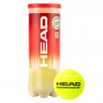 Caixa 72 Bolas - 24 Frascos de 3 pecas - Head Championship Tennis