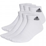 Tornozeleira Almofadada Adidas Branco 6 pares