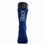 Meias Azul Marinho Black Crown Pro High 1 Par