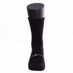 Meias Black Crown Pro High Black Coral 1 Par