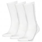 Head Performance Crew White Grey Socks 3 Pares