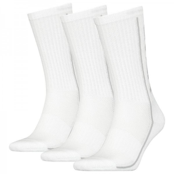 Head Performance Crew White Grey Socks 3 Pares