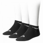 Head Sneaker Socks 3 Pares Pretos