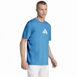 Camiseta Adidas Padel Category Graphic Azul