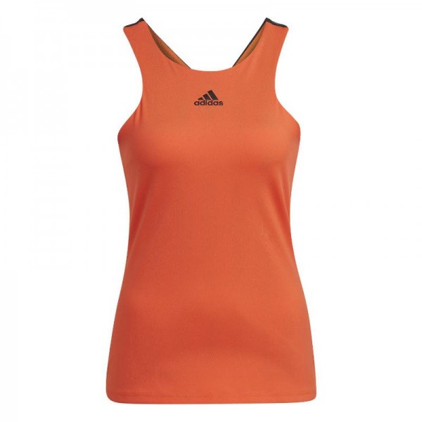 Adidas Y-tank T-shirt laranja preto