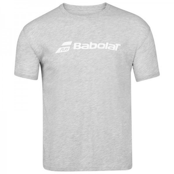 T-Shirt de Exercicio Babolat Cinza Marmorizado