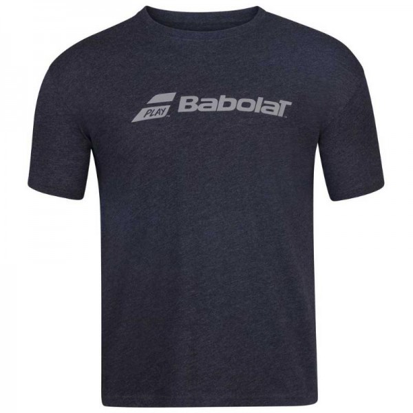 T-Shirt de Exercicio Babolat Preto Marmorizado