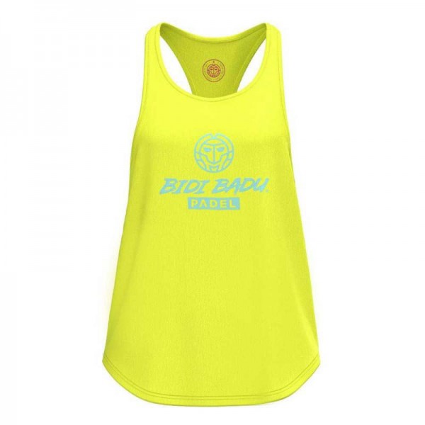 Bidi Badu Beach Spirit Chill Neon Aqua Camiseta Amarela Feminina