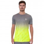 Camiseta Bidi Badu Beach Spirit Cinza Neon Amarelo