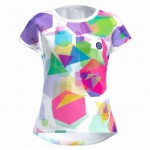 Bidi Badu Kaleido Capsleeve Branco Mix Camiseta Junior