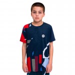 Camiseta Junior Azul Escuro Vermelho Bidi Badu New York