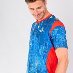 Camiseta Bidi Badu Padel Themba Azul Vermelho