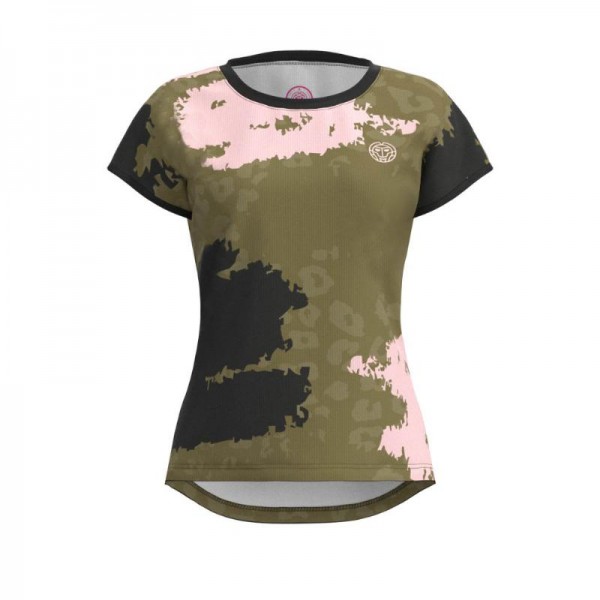 Bidi Badu Pure Wild Olive Cinza Escuro T-Shirt Feminina