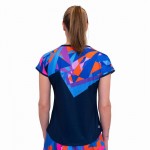 Camiseta Feminina Bidi Badu Spike Capsleeve Azul Escuro