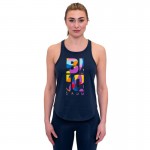 Camiseta Feminina Bidi Badu Twiggy Chill Dark Blue Mix