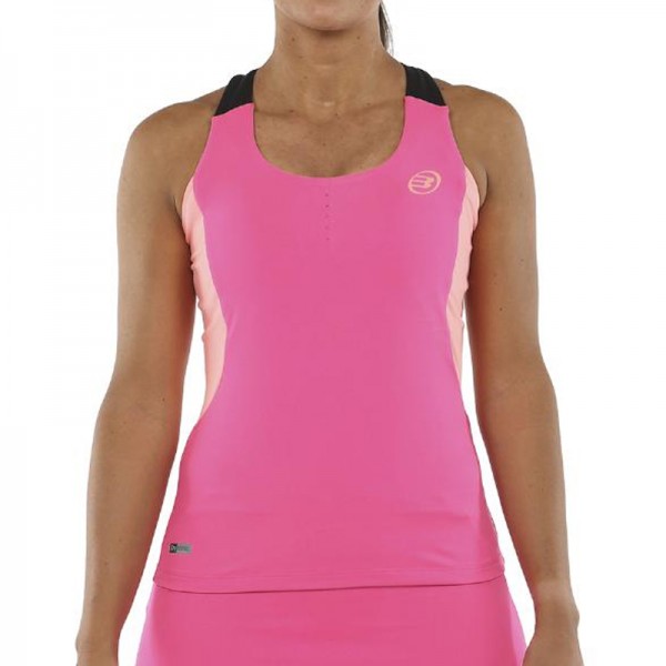 Camiseta bullpadel Eure Rosa Fluor