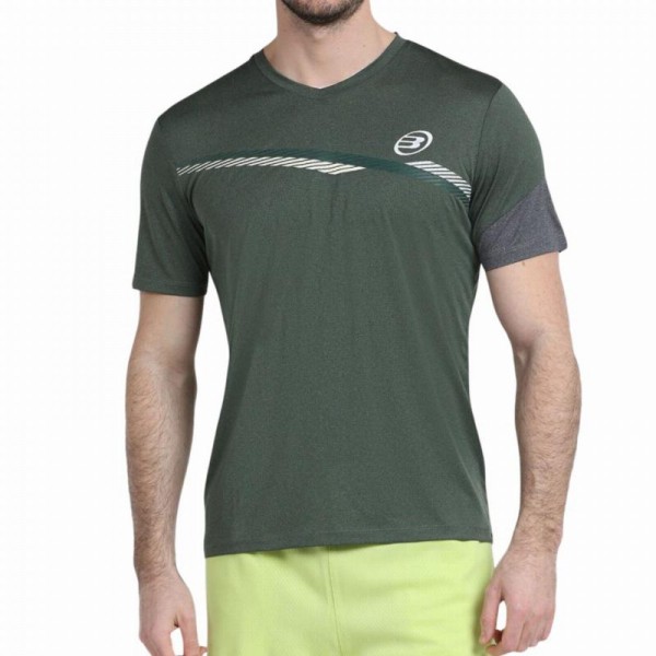 Camiseta Bullpadel Letra Olive Green Vigor