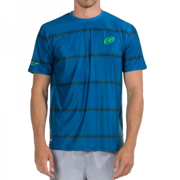 Camiseta azul profunda Bullpadel Maurin