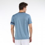 Camiseta Bullpadel Mutata Gris Azulado Vigor