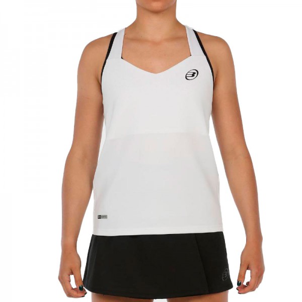 Camiseta branca Bullpadel Olin