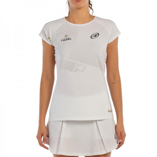 Camiseta Bullpadel Premier Padel Afore White