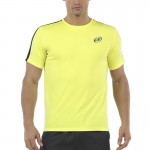 Camiseta de fluor de enxofre amarelo Bullpadel Urkita