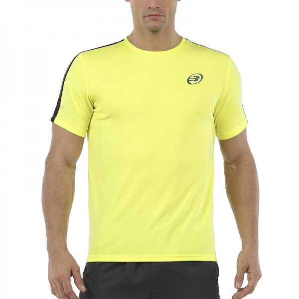 Camiseta de fluor de enxofre amarelo Bullpadel Urkita