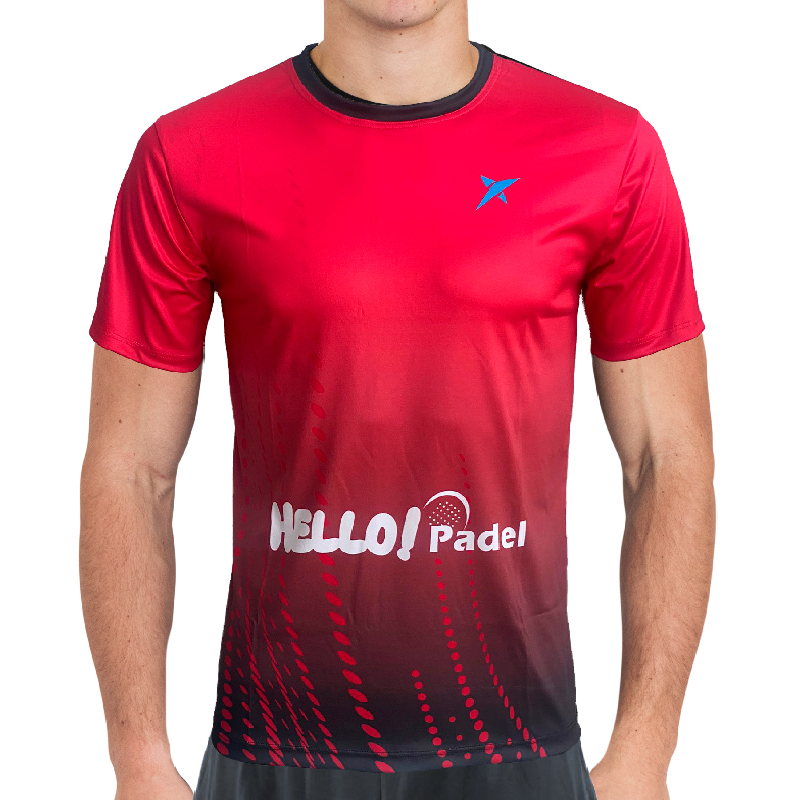 Camiseta Joma Academy IV Rojo Blanco - Pala Padel Pro