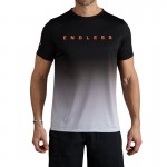 Camiseta Endless Ace Degrade Preto Cinza