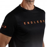 Camiseta Endless Ace Degrade Preto Cinza