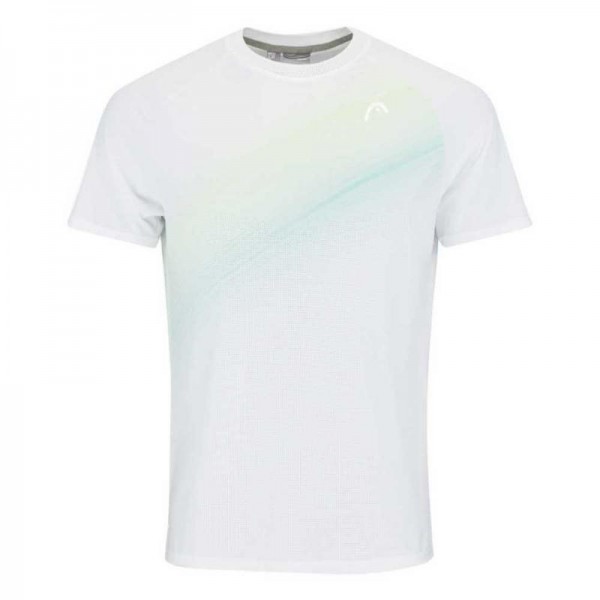 Camiseta Head Performance Branco Verde Estampa