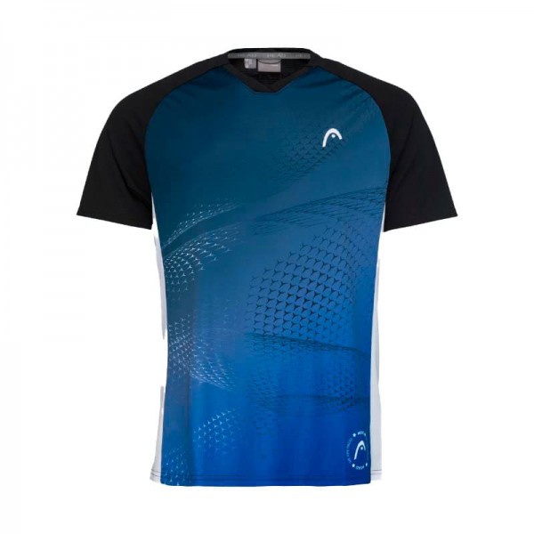 Head Play T-shirt Black Print Padel