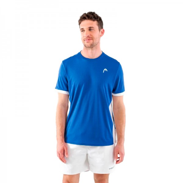 Head Slice T-shirt Branco Azul Frances