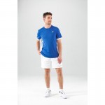 Head Slice T-shirt Branco Azul Frances