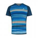 Head Topspin T-Shirt Azul Escuro Laranja Azul