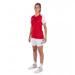 Camiseta Feminina Joma Academy IV Vermelho Branco