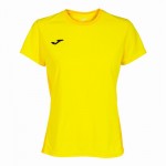 Camiseta Joma Winner II Amarela para Mulheres