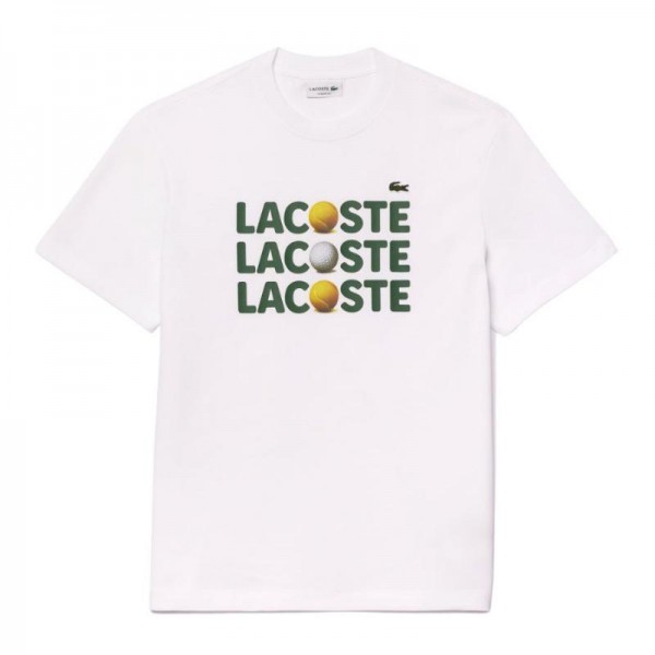 Camiseta Lacoste Algodão Branco