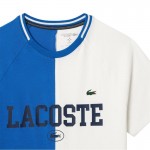 Camiseta Lacoste Daniil Medvedev Azul Branco