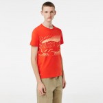 Camiseta Lacoste Novak Djokovic Laranja