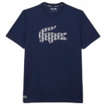 T-shirt Lacoste Pique Azul Marinho