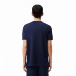 T-shirt Lacoste Pique Azul Marinho