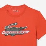 Camiseta Lacoste Sport Algodon Ecologico Orange