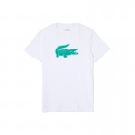 Lacoste Sport Camiseta Respiravel Branco