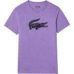 Lacoste Sport Respiravel Roxo T-Shirt Preto