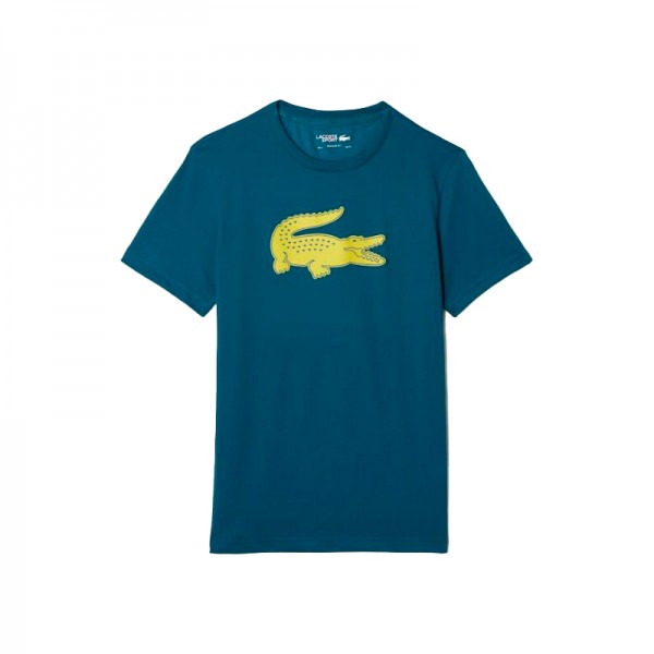 Lacoste Sport T-shirt Amarelo Verde Respiravel