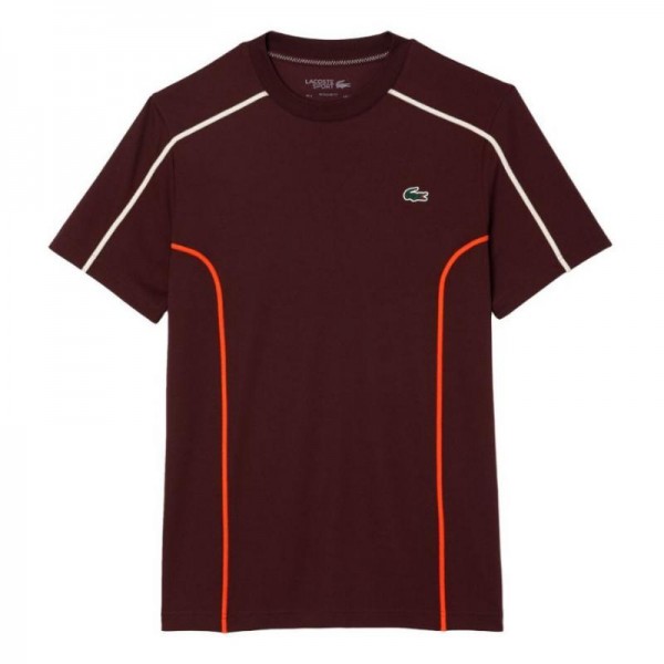 Camiseta Lacoste Ultra Dry Pique Borgonha