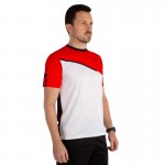 Camiseta Softee Chic Branco Vermelho Preto